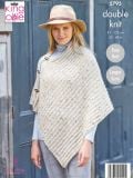 Garter Stitch Rib Poncho