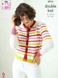 King Cole 5914 Striped Sweater and Cardigan