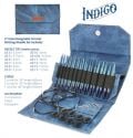 LYKKE Interchangeable Circular Birchwood Knitting Needle Set 5in Tips Indigo