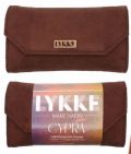 LYKKE Interchangeable Circular Knitting Needle Set 3.5in Tips Cypra Copper Brown Vegan Suede