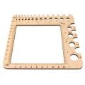 Laughing Hens Wooden Knitting Needle and Hook Gauge Universal