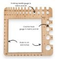 Laughing Hens Wooden Knitting Needle and Hook Gauge Universal