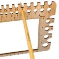 Laughing Hens Wooden Knitting Needle and Hook Gauge Universal