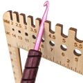 Laughing Hens Wooden Knitting Needle and Hook Gauge Universal