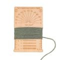 Laughing Hens Wooden Yarn Spinning Control Card