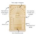 Laughing Hens Wooden Yarn Spinning Control Card