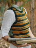 Staggered Stripe Vest Top