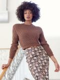 Mode Cropped Sweater