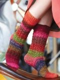 Lace and Rib Socks