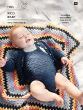 Rico KIC 1165 Baby Cotton Soft DK Cardigan and Romper