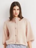 Model 18 - Cropped Sleeve Cardigan