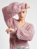 Model 33 - Crochet Wrap Cardigan