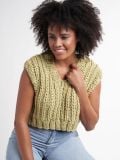 Zap Cropped Vest