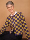 Checker Cardigan