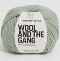 Wool and the Gang Shiny Happy Cotton 33 Eucalyptus Green