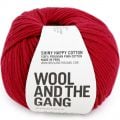 Wool and the Gang Shiny Happy Cotton 95 True Blood Red