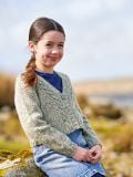 Bonnie Children's Cropped Cable Cardigan
