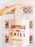 We Are Knitters 100% Cotton Tote Bag
