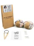 We Are Knitters Beginner Knitting Kit for Confetti Scarf