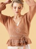 West Yorkshire Spinners Charlotte Ruffle Wrap Top in Exquisite 4 Ply