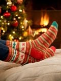 Christmas Motif Socks