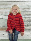 Girls Cable Details Cardigan Long Sleeves