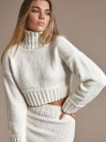 Whiteout Cropped Jumper