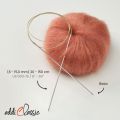 addi Turbo Fixed Circular Knitting Needles 40in (100cm)