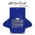 addiClick Novel Lace Long Tip Inter Changeable Circular Knitting Needle Set