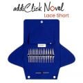 addiClick Novel Lace Short Tip Inter Changeable Circular Knitting Needle Set