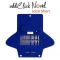 addi Click Novel Lace Short Tip Interchangeable Circular Knitting Needle Set