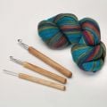 addi Olive Wood Handle Crochet Hooks
