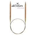 addi Olive Wood Fixed Circular Knitting Needles 40in (100cm)