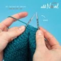 addi Novel Square Tip Fixed Circular Knitting Needles  24in (60cm)