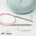 addiUnicorn Fixed Circular Knitting Needles 60in (150cm)