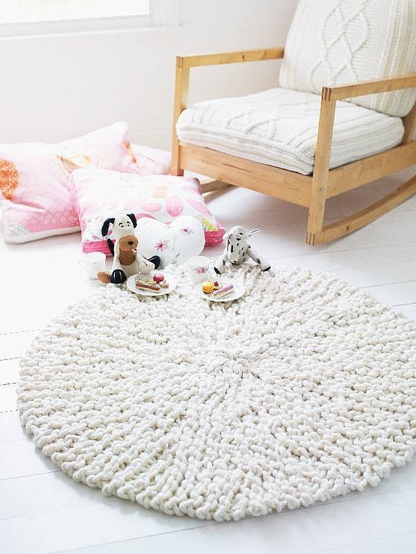 Giant Knitted Rug