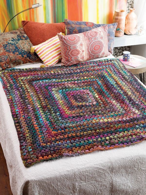 17 Big Granny Afghan Noro Magazine Issue 13 Autumnwint