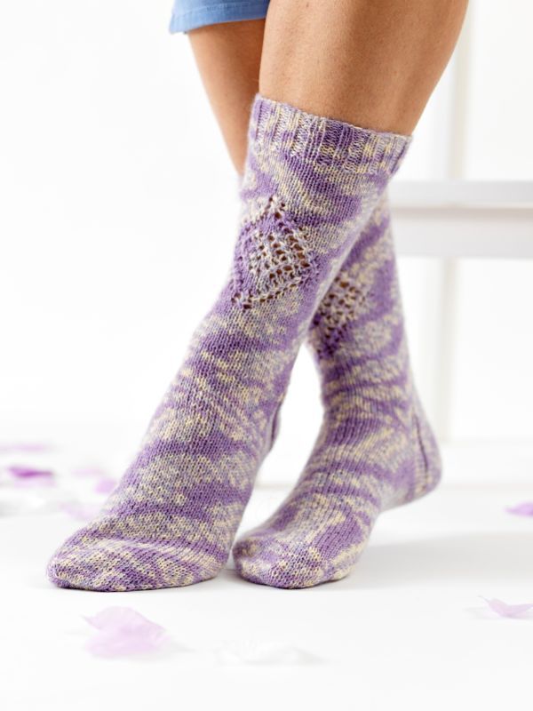 Pretty Petal Lace Socks