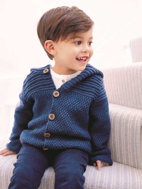 baby hooded cardigan