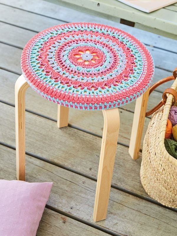 Mandala stashbuster crochet pattern