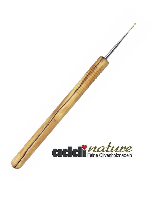 Addi Olive Wood Handle Crochet Hooks Laughing Hens