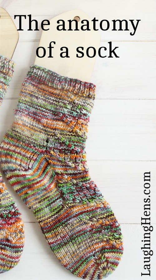 Anatomy of a sock: sock knitting for beginners