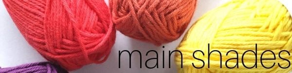 Choosing main colors in knitting and crochet